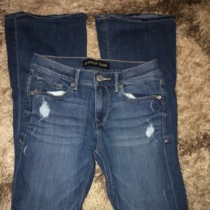Express slim flare jeans